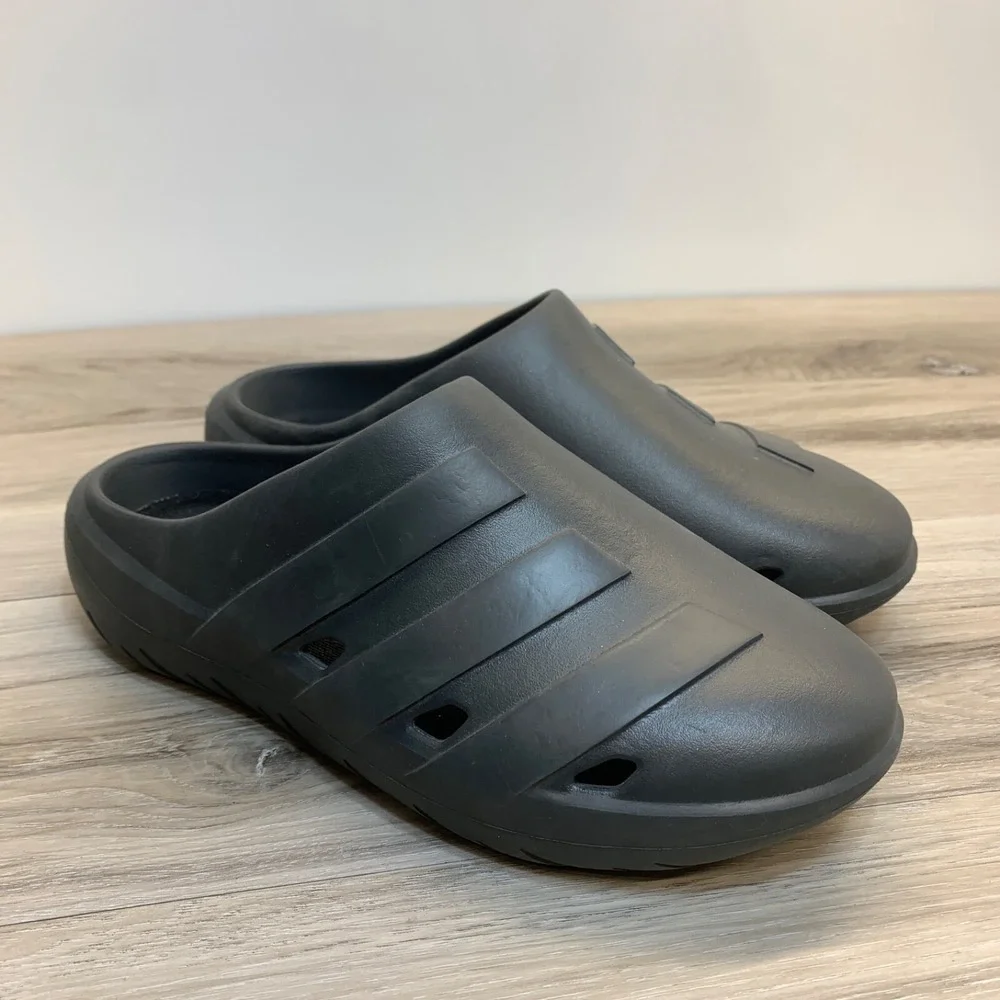 Adidas Adicane Clogs Black Size 6 39 Comfort Recovery‎ Slides Lightweight HQ9918
